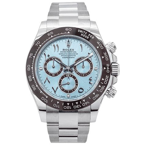 rolex daytona platinum arabic dial.